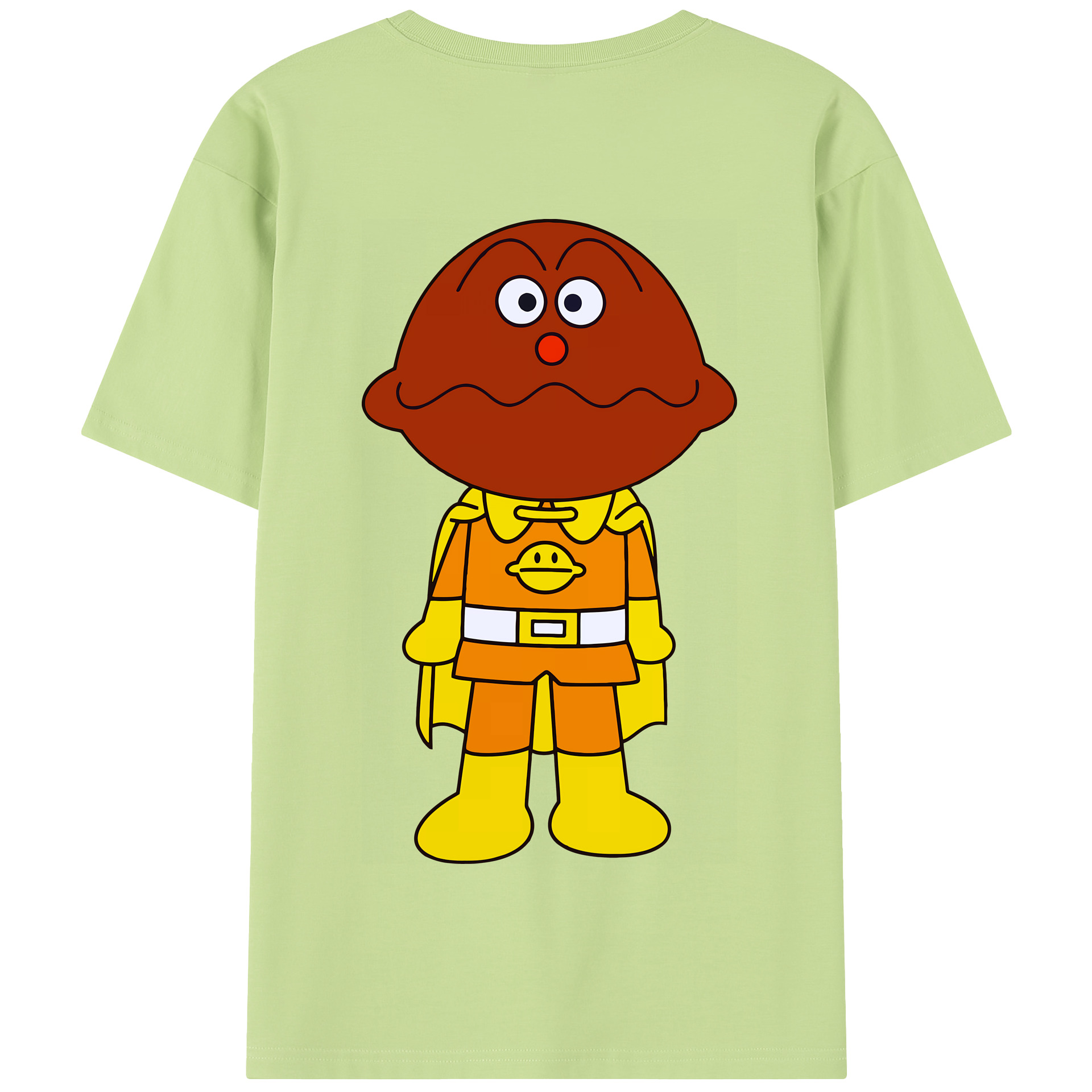 （画像用） アンパンマン Anpanman 綿100％半袖Tシャツ（背面プリント）